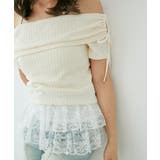 裾レースオフショルトップス | MAJESTIC LEGON  | 詳細画像9 