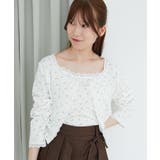 アイボリー柄 | レース使いキャミカーデセット | MAJESTIC LEGON 