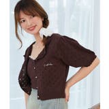 キャミセットフラワーアイレットクルーカーデ | MAJESTIC LEGON  | 詳細画像32 