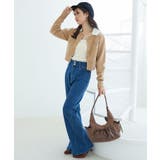 取り外し襟付きニットカーデ | MAJESTIC LEGON  | 詳細画像10 