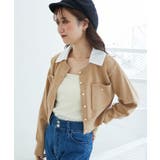 取り外し襟付きニットカーデ | MAJESTIC LEGON  | 詳細画像13 