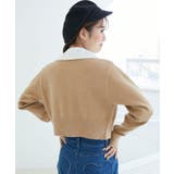 取り外し襟付きニットカーデ | MAJESTIC LEGON  | 詳細画像14 