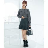 取り外し襟付きニットカーデ | MAJESTIC LEGON  | 詳細画像17 