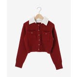 取り外し襟付きニットカーデ | MAJESTIC LEGON  | 詳細画像27 