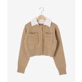 取り外し襟付きニットカーデ | MAJESTIC LEGON  | 詳細画像28 