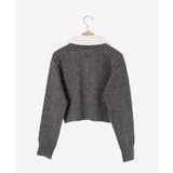 取り外し襟付きニットカーデ | MAJESTIC LEGON  | 詳細画像30 