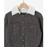 取り外し襟付きニットカーデ | MAJESTIC LEGON  | 詳細画像31 