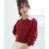 取り外し襟付きニットカーデ | MAJESTIC LEGON  | 詳細画像6 