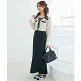 デコルテオープンバイカラー襟ニット | MAJESTIC LEGON  | 詳細画像10 