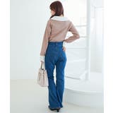 デコルテオープンバイカラー襟ニット | MAJESTIC LEGON  | 詳細画像17 