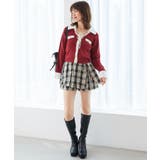 デコルテオープンバイカラー襟ニット | MAJESTIC LEGON  | 詳細画像2 