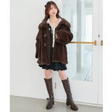 デコルテオープンバイカラー襟ニット | MAJESTIC LEGON  | 詳細画像35 