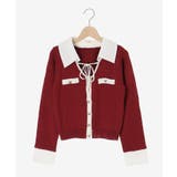 デコルテオープンバイカラー襟ニット | MAJESTIC LEGON  | 詳細画像42 