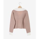 デコルテオープンバイカラー襟ニット | MAJESTIC LEGON  | 詳細画像45 