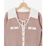 デコルテオープンバイカラー襟ニット | MAJESTIC LEGON  | 詳細画像46 