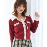 デコルテオープンバイカラー襟ニット | MAJESTIC LEGON  | 詳細画像5 