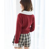 デコルテオープンバイカラー襟ニット | MAJESTIC LEGON  | 詳細画像7 