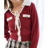 デコルテオープンバイカラー襟ニット | MAJESTIC LEGON  | 詳細画像8 