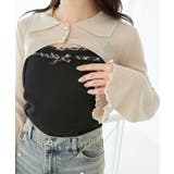 ベージュ | バイカラーキャミ＆ショートボレロセット | MAJESTIC LEGON 