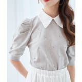 2way襟付きビジューニット | MAJESTIC LEGON  | 詳細画像15 