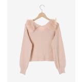 フェイクファー付きキラキラ襟ニット | MAJESTIC LEGON  | 詳細画像26 