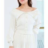 フェイクファー付きキラキラ襟ニット | MAJESTIC LEGON  | 詳細画像5 