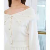 フェイクファー付きキラキラ襟ニット | MAJESTIC LEGON  | 詳細画像8 