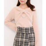 ピンク | リボンボレロドッキングニット | MAJESTIC LEGON