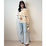 シャツドッキングミディ丈ニット | MAJESTIC LEGON  | 詳細画像12 