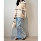 シャツドッキングミディ丈ニット | MAJESTIC LEGON  | 詳細画像13 