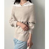 シャツドッキングミディ丈ニット | MAJESTIC LEGON  | 詳細画像16 