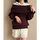 シャツドッキングミディ丈ニット | MAJESTIC LEGON  | 詳細画像22 