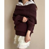 シャツドッキングミディ丈ニット | MAJESTIC LEGON  | 詳細画像23 