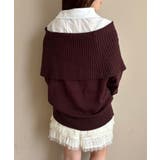 シャツドッキングミディ丈ニット | MAJESTIC LEGON  | 詳細画像24 