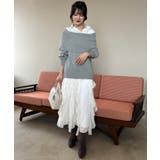 シャツドッキングミディ丈ニット | MAJESTIC LEGON  | 詳細画像26 