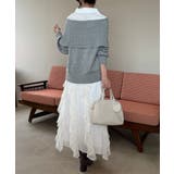 シャツドッキングミディ丈ニット | MAJESTIC LEGON  | 詳細画像28 