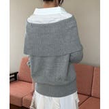 シャツドッキングミディ丈ニット | MAJESTIC LEGON  | 詳細画像31 