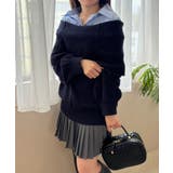 シャツドッキングミディ丈ニット | MAJESTIC LEGON  | 詳細画像36 