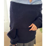 シャツドッキングミディ丈ニット | MAJESTIC LEGON  | 詳細画像38 