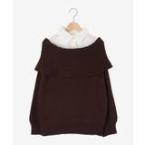 シャツドッキングミディ丈ニット | MAJESTIC LEGON  | 詳細画像40 