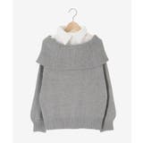 シャツドッキングミディ丈ニット | MAJESTIC LEGON  | 詳細画像42 