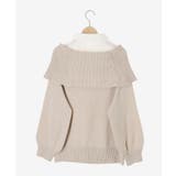 シャツドッキングミディ丈ニット | MAJESTIC LEGON  | 詳細画像44 