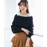 シャツドッキングミディ丈ニット | MAJESTIC LEGON  | 詳細画像5 