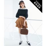 ブラック | シャツドッキングミディ丈ニット | MAJESTIC LEGON 