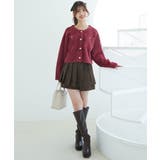 ∞ポケット付きフェザークルーカーデ | MAJESTIC LEGON  | 詳細画像11 