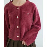 ∞ポケット付きフェザークルーカーデ | MAJESTIC LEGON  | 詳細画像17 