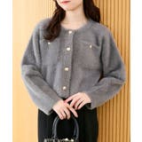 ∞ポケット付きフェザークルーカーデ | MAJESTIC LEGON  | 詳細画像19 