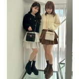 ∞ポケット付きフェザークルーカーデ | MAJESTIC LEGON  | 詳細画像2 