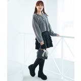 ∞ポケット付きフェザークルーカーデ | MAJESTIC LEGON  | 詳細画像21 