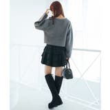 ∞ポケット付きフェザークルーカーデ | MAJESTIC LEGON  | 詳細画像22 